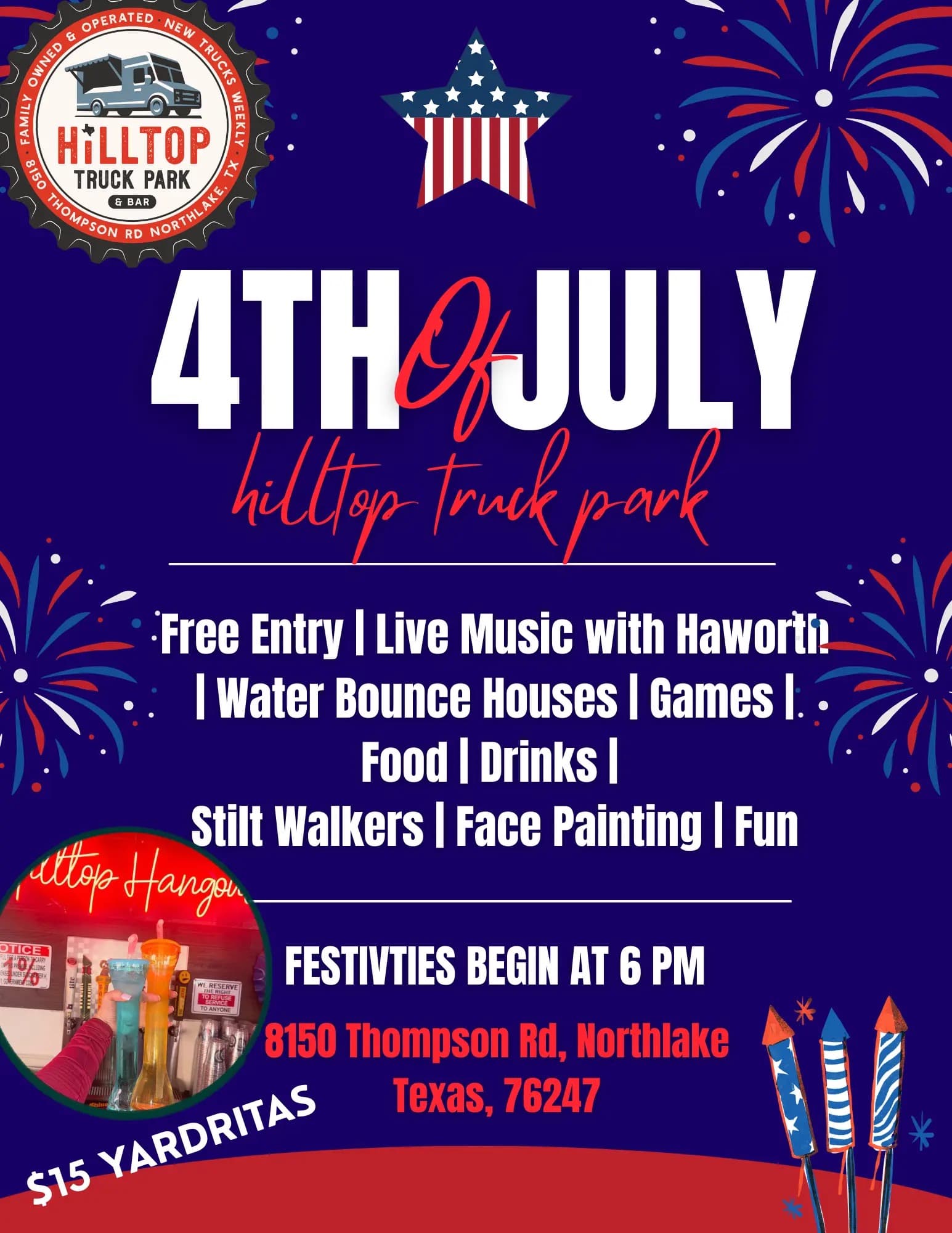 Upcoming event at Hilltop Truck Park 4